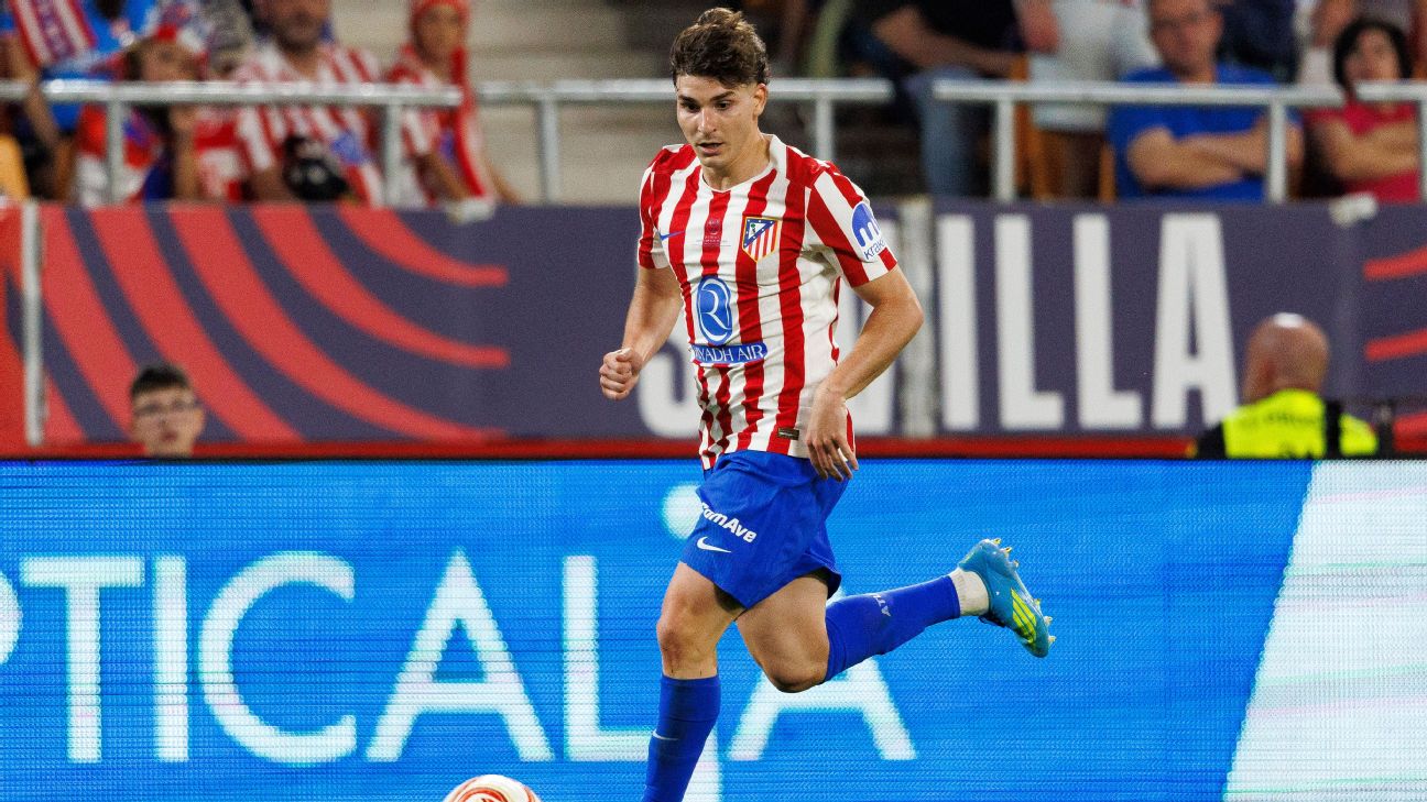 Julián Álvarez ป่วยพลาดซ้อม แอตเลติโก มาดริด ก่อนดวลเซบีย่า ลาลีกา รูปประกอบข่าวฟุตบอล