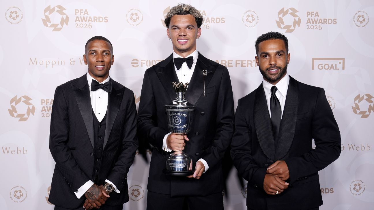 Nico O'Reilly ตั้งเป้าไปต่อกับแมนซิตี้หลังคว้า PFA Young Player of the Year รูปประกอบข่าวฟุตบอล