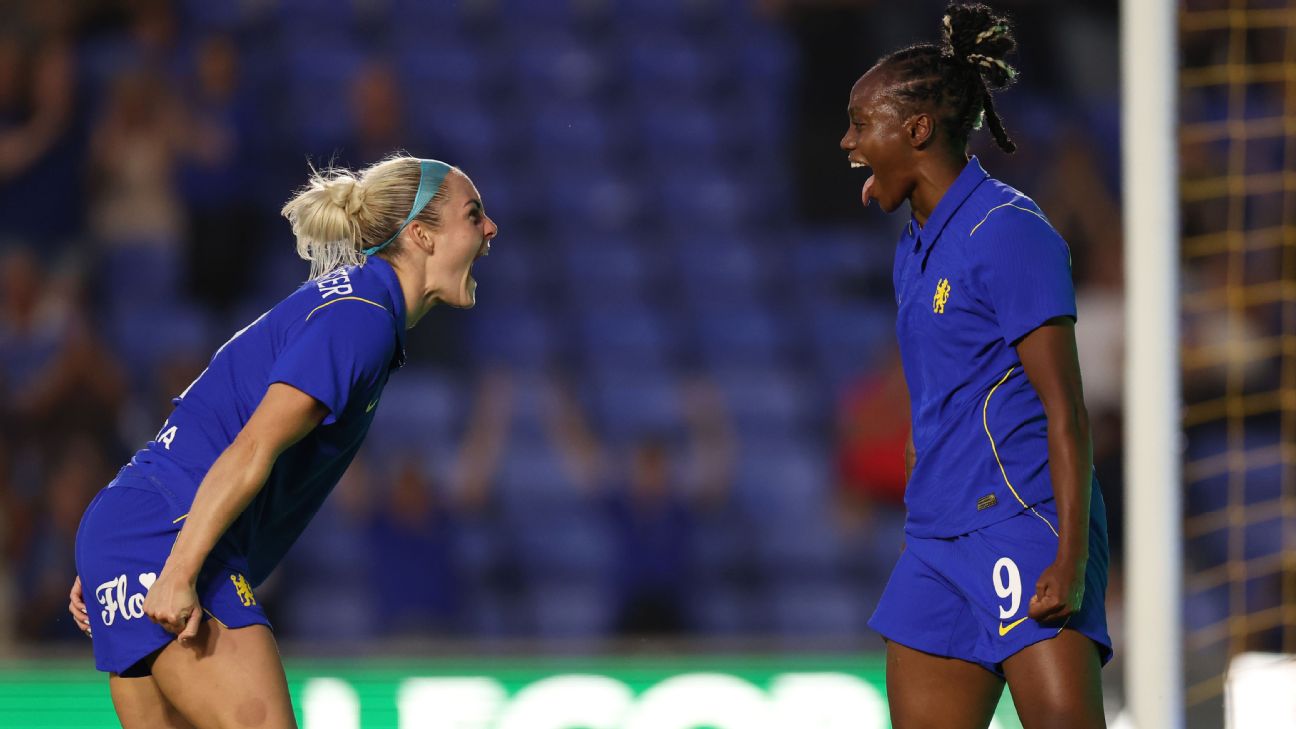 Melvine Malard เหมา 2 เชลซีเปิดบ้านชนะเรอัล โซเซียดาด 5-2 ศึกแชมเปียนส์ลีกหญิงรอบคัดเลือกนัดแรก รูปประกอบข่าวฟุตบอล