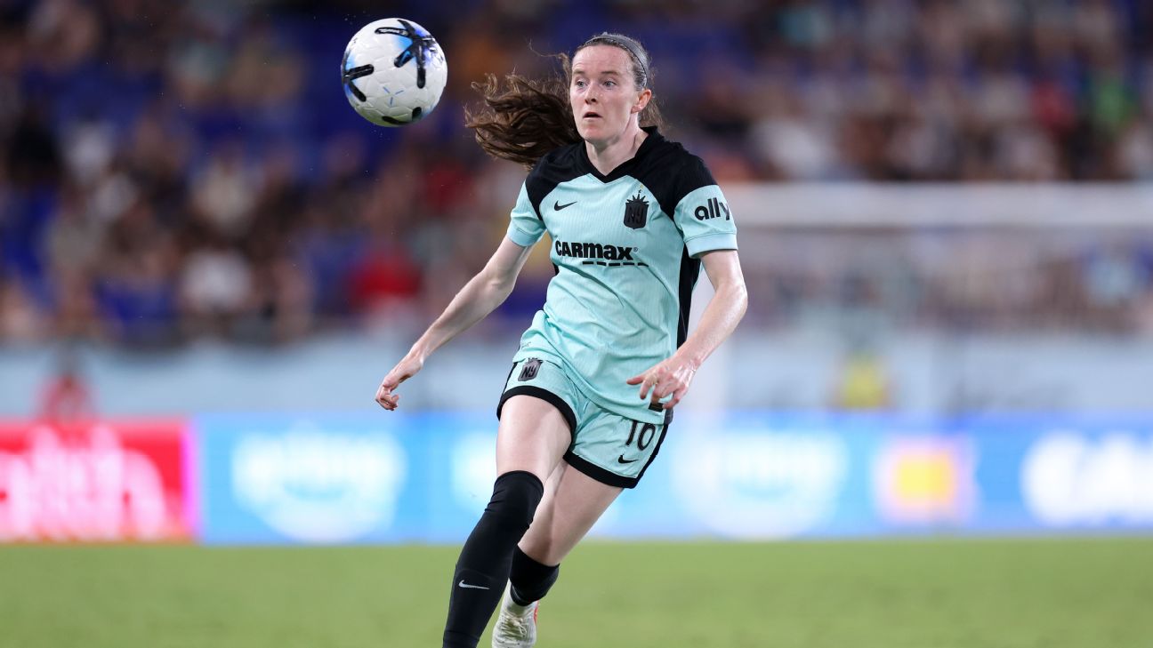 Rose Lavelle เข้า NWSL concussion protocol พลาดช่วย Gotham FC ดวล Portland Thorns วันศุกร์ รูปข่าวฟุตบอล