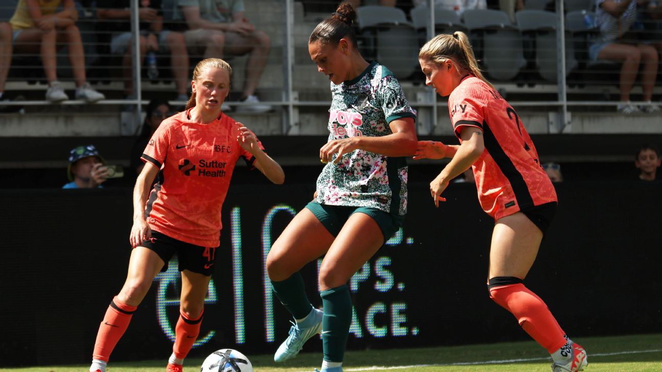 Trinity Rodman ปรับสไตล์ใหม่ช่วย Washington Spirit คืนฟอร์มชนะ Bay FC ใน NWSL รูปประกอบข่าวฟุตบอล