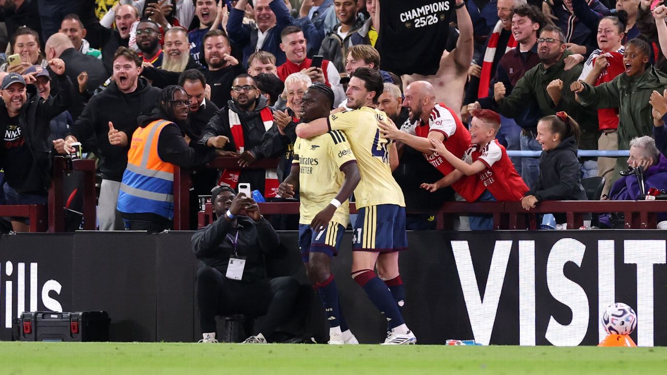 Aston Villa พบ Arsenal ถ่ายทอดสดพรีเมียร์ลีก: เจ้าบ้านลุ้นแก้ตัวรับแชมป์เก่าที่ Villa Park รูปข่าวฟุตบอล