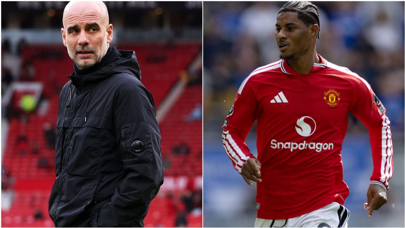 เป๊ป กวาร์ดิโอลา ยก Marcus Rashford เป็นนักเตะดีที่สุดของแมนเชสเตอร์ ยูไนเต็ด และอยากเซ็นร่วมทีมทันที รูปประกอบข่าวฟุตบอล