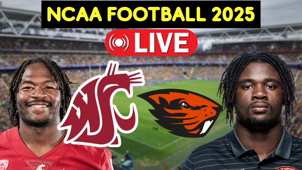 🔴 Washington State Cougars vs Oregon State Beavers | EN VIVO NCAA College Football Live Score Update ภาพถ่ายทอดสดฟุตบอล