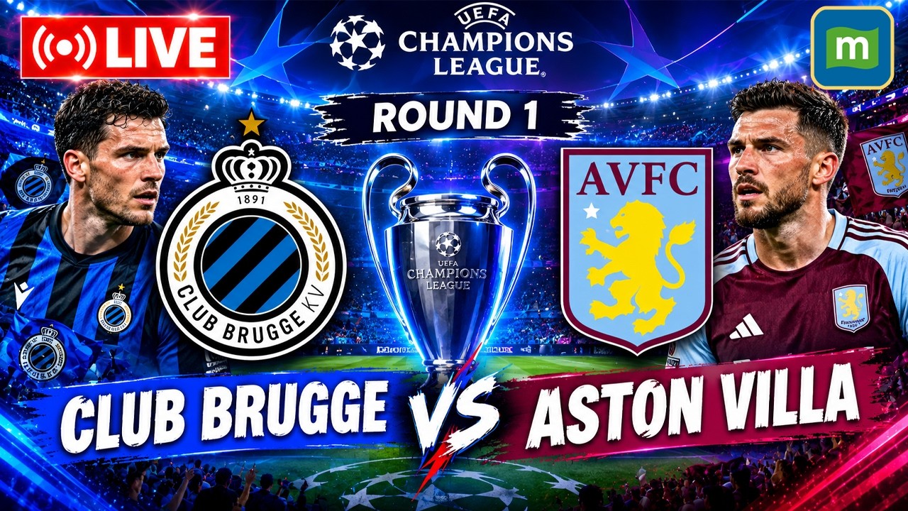 Club Brugge vs Aston Villa ภาพถ่ายทอดสดฟุตบอล