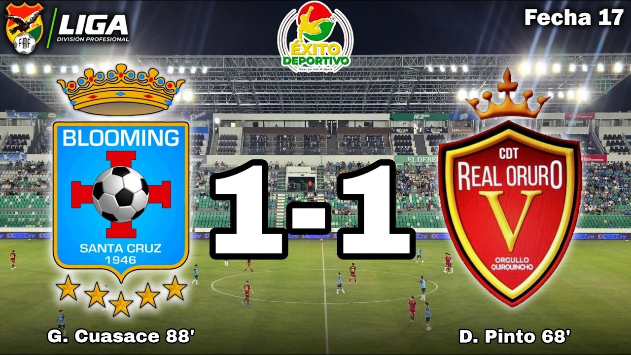 Blooming vs Real Oruro ภาพวิดีโอไฮไลท์ฟุตบอล