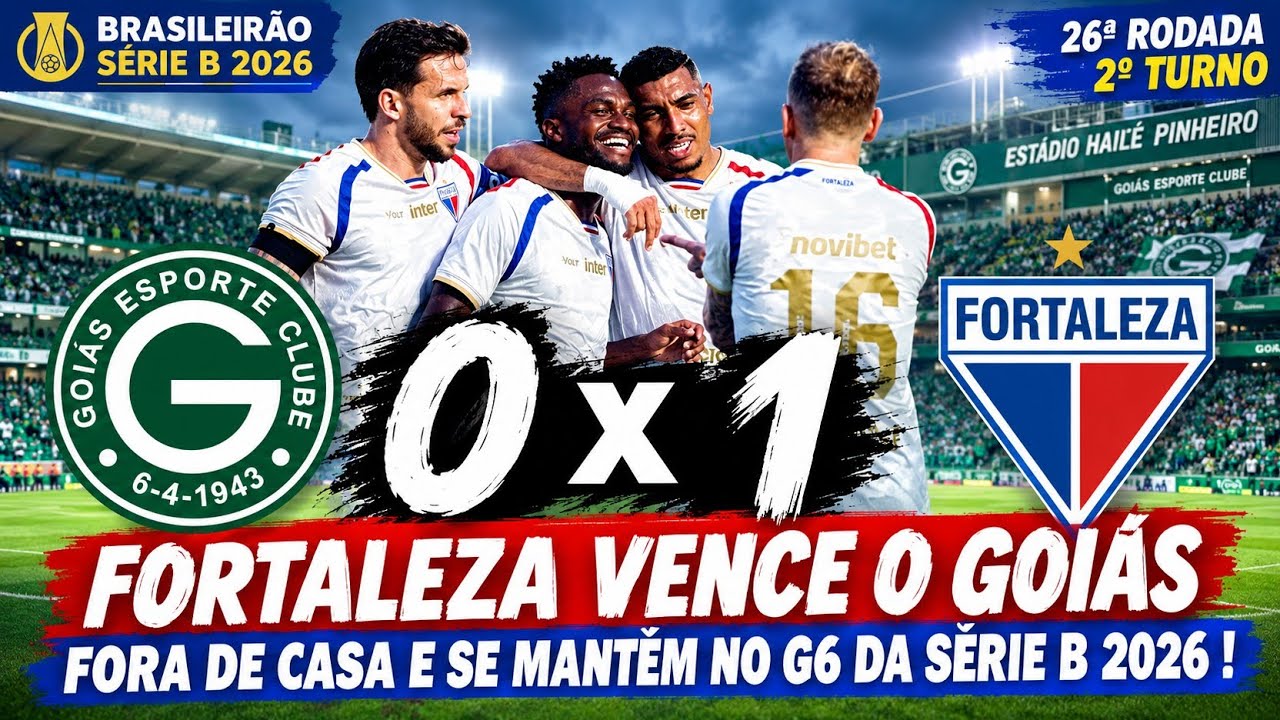 Goiás vs Fortaleza วิดีโอฟุตบอล