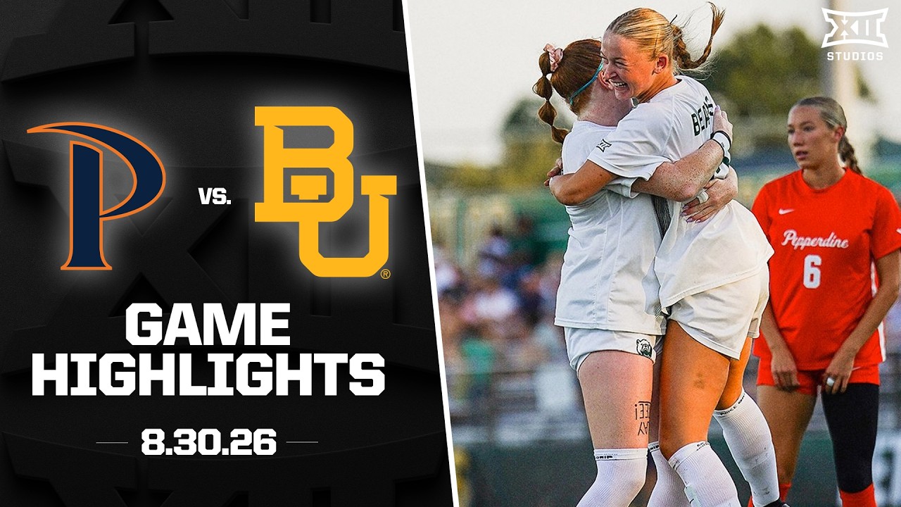 Baylor vs Pepperdine ภาพวิดีโอไฮไลท์ฟุตบอล