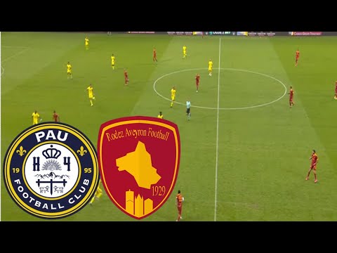 Rodez Aveyron vs Pau ภาพถ่ายทอดสดฟุตบอล