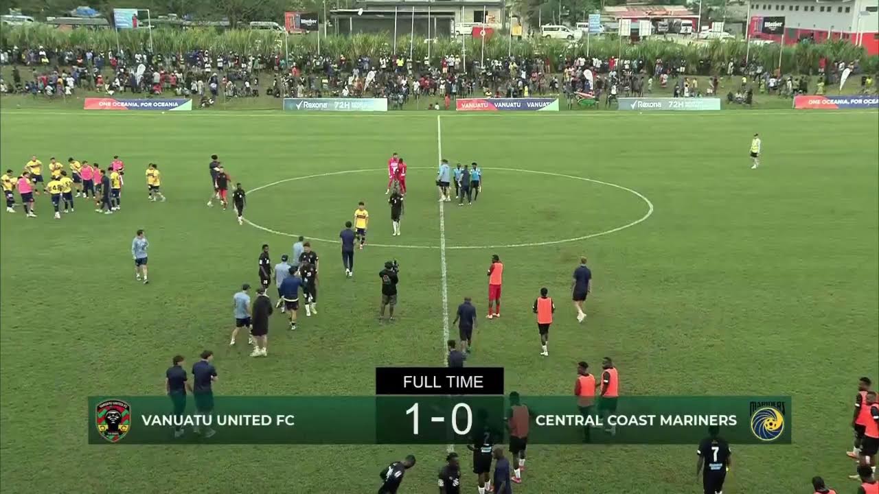 Vanuatu United vs Central Coast Mariners ภาพวิดีโอไฮไลท์ฟุตบอล
