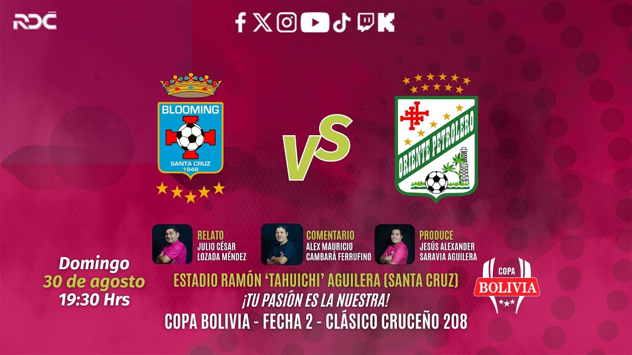 Blooming vs Oriente Petrolero ภาพวิดีโอไฮไลท์ฟุตบอล