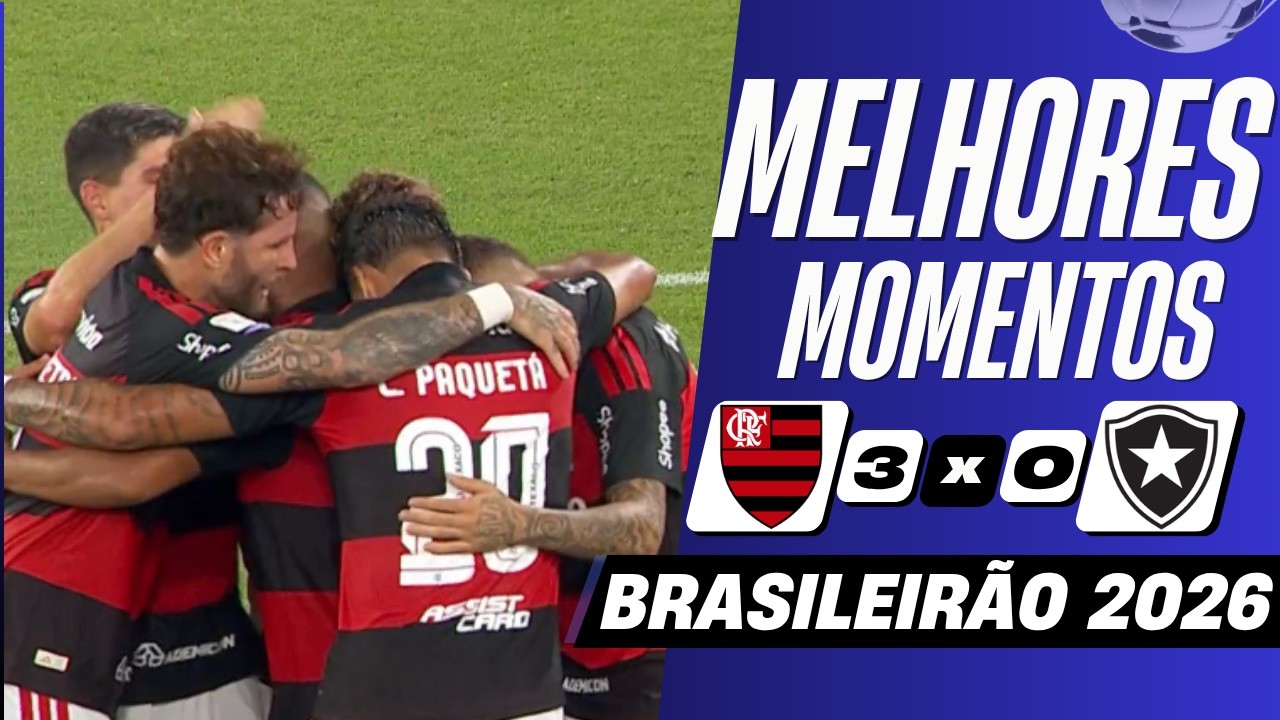 Flamengo vs Botafogo ภาพวิดีโอไฮไลท์ฟุตบอล