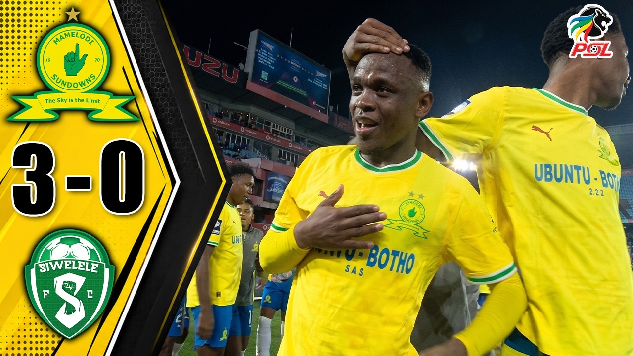 Mamelodi Sundowns vs Siwelele ภาพวิดีโอไฮไลท์ฟุตบอล