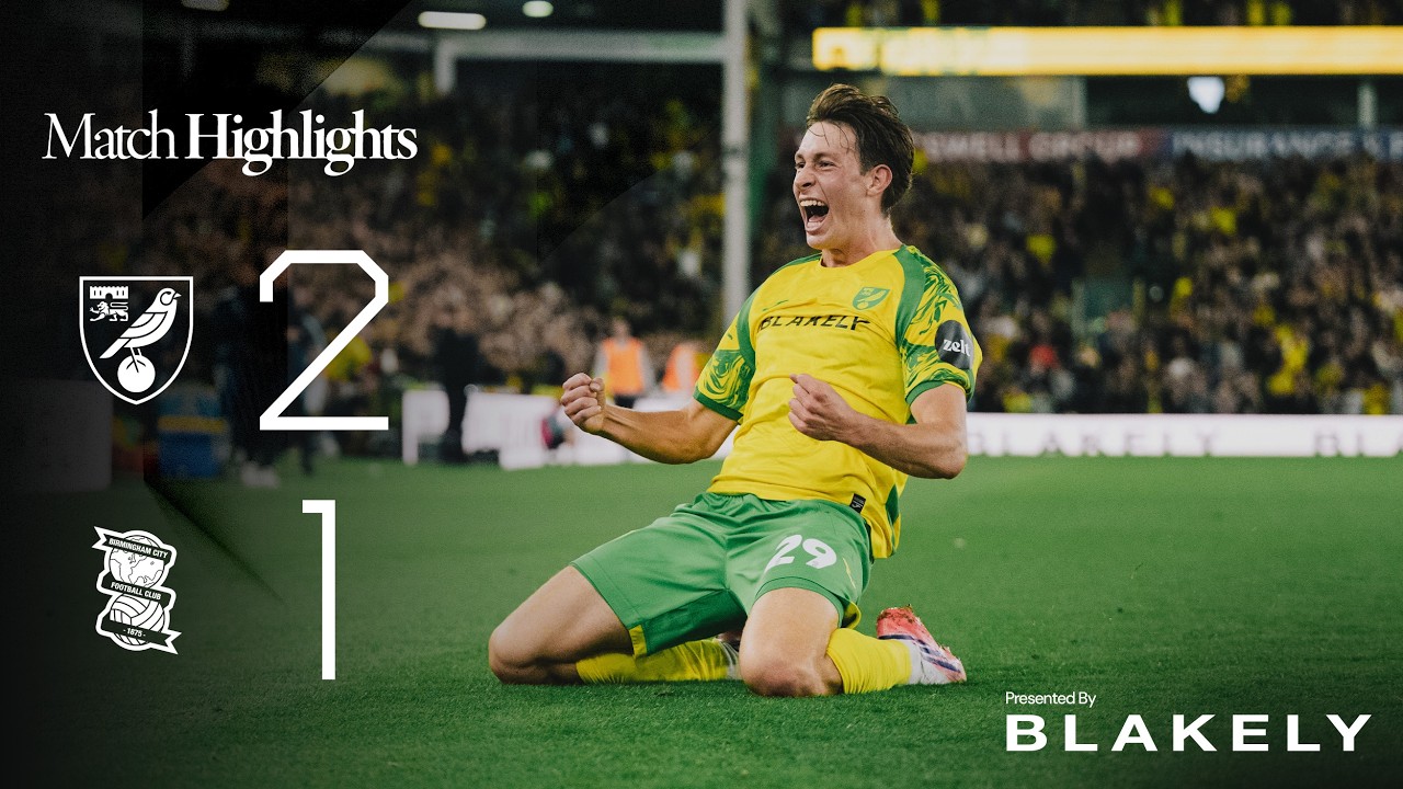 Norwich City vs Birmingham City ภาพวิดีโอไฮไลท์ฟุตบอล