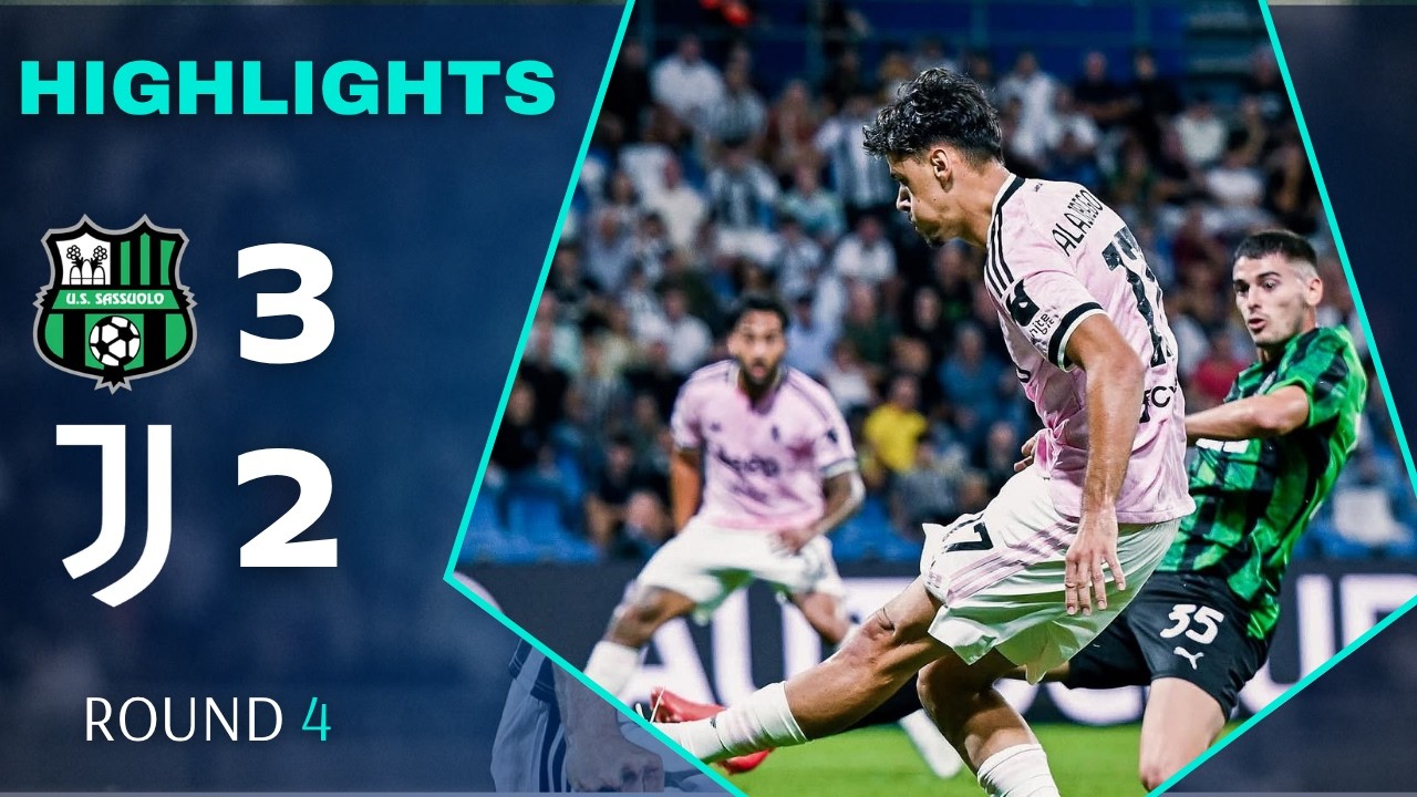 Sassuolo vs Juventus ภาพวิดีโอไฮไลท์ฟุตบอล