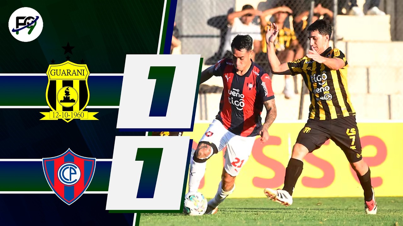 Guaraní vs Cerro Porteño ภาพวิดีโอไฮไลท์ฟุตบอล