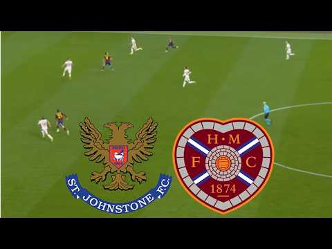Heart of Midlothian vs St Johnstone ภาพถ่ายทอดสดฟุตบอล