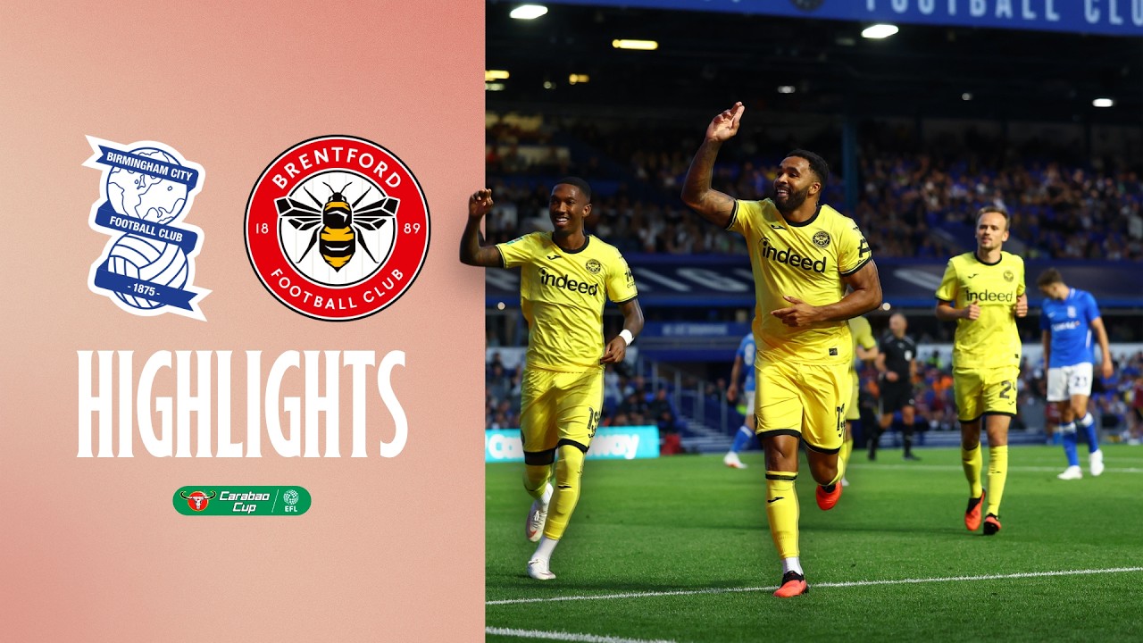 Birmingham City vs Brentford ภาพวิดีโอไฮไลท์ฟุตบอล