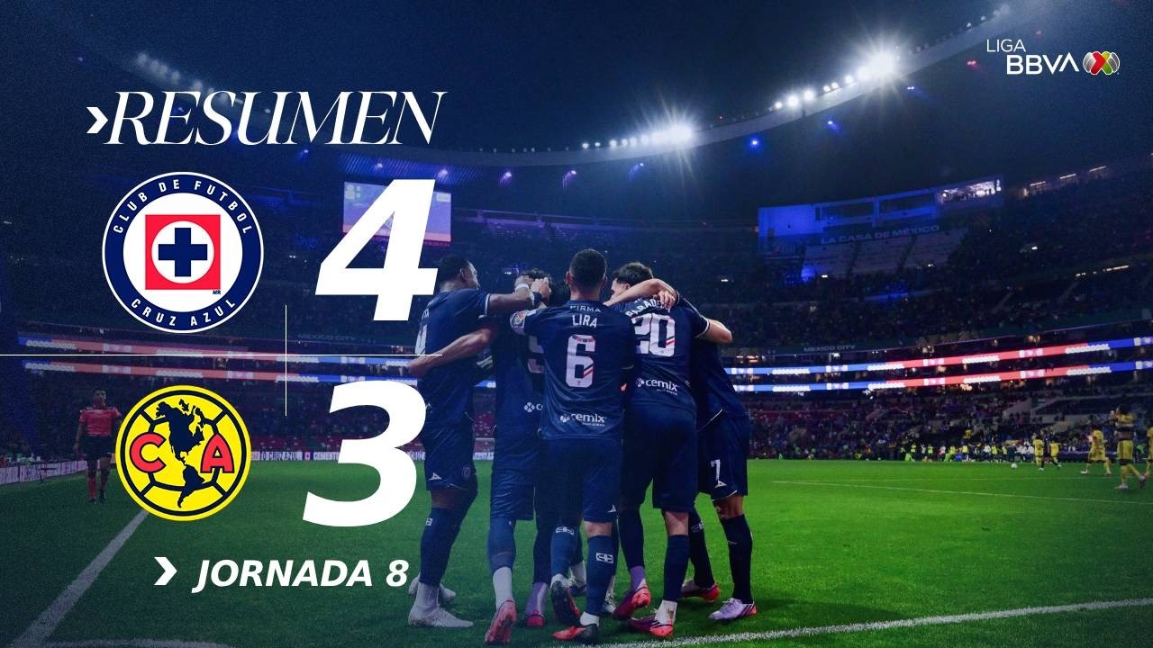 Cruz Azul vs América ภาพวิดีโอไฮไลท์ฟุตบอล