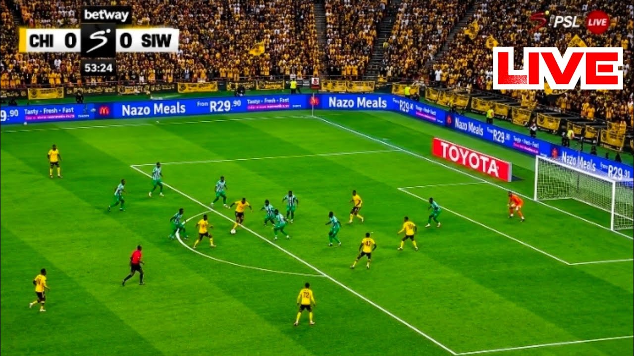 Kaizer Chiefs vs Siwelele ภาพถ่ายทอดสดฟุตบอล