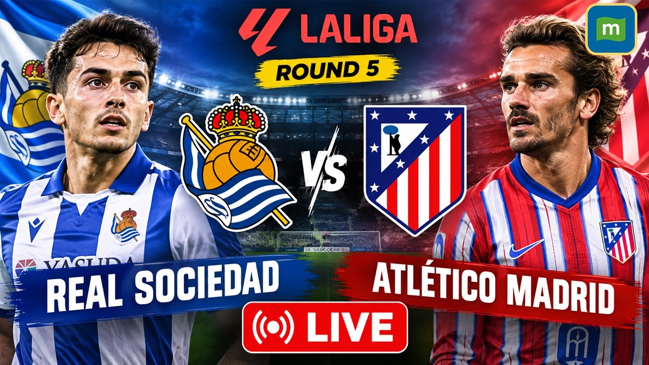 Real Sociedad vs Atlético Madrid ภาพถ่ายทอดสดฟุตบอล