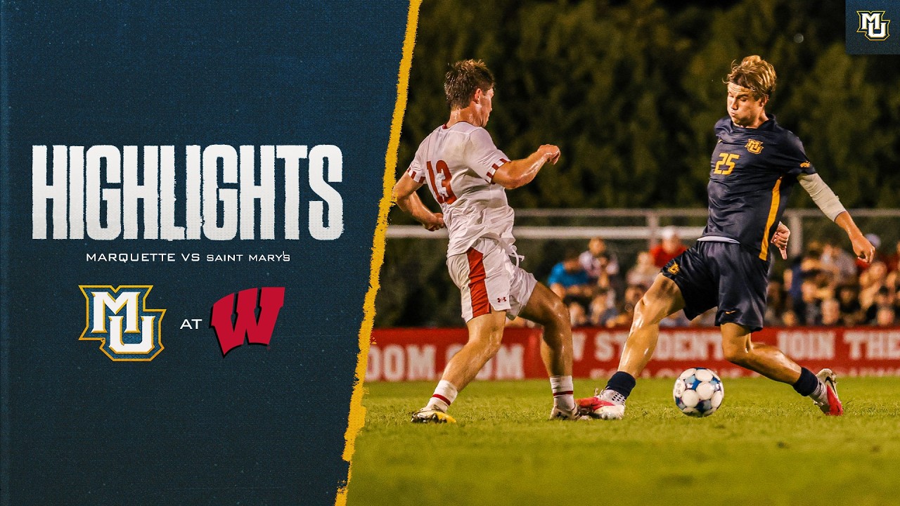 Wisconsin vs Marquette ภาพวิดีโอไฮไลท์ฟุตบอล
