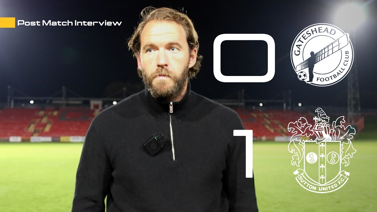 Gateshead vs Sutton United วิดีโอฟุตบอล