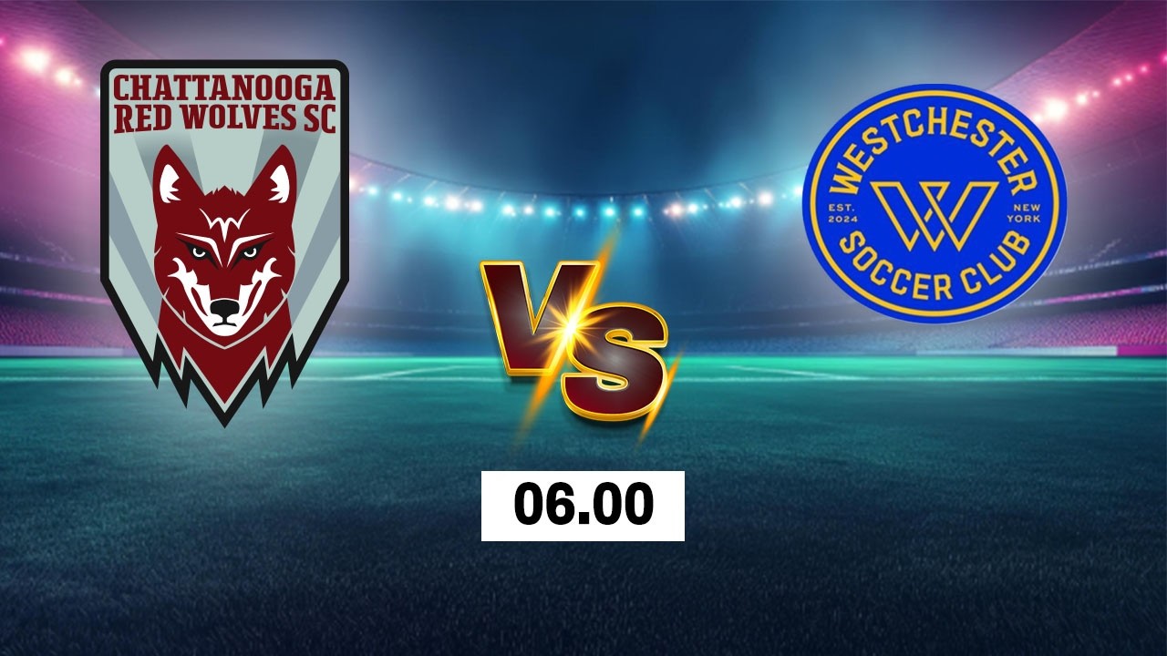 Westchester SC vs Chattanooga Red Wolves ภาพถ่ายทอดสดฟุตบอล