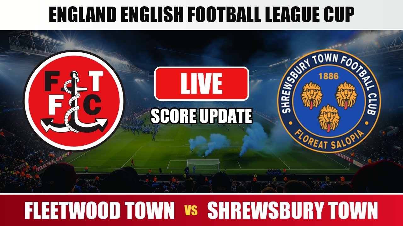 Fleetwood Town vs Shrewsbury Town ภาพถ่ายทอดสดฟุตบอล