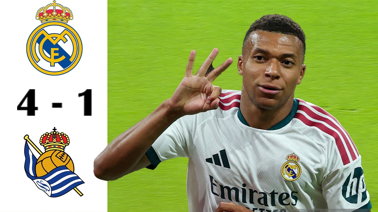 Real Madrid vs Real Sociedad ภาพวิดีโอไฮไลท์ฟุตบอล
