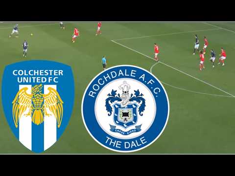 Colchester United vs Rochdale ภาพถ่ายทอดสดฟุตบอล