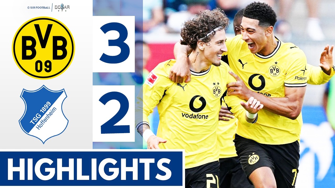 TSG Hoffenheim vs Borussia Dortmund ภาพวิดีโอไฮไลท์ฟุตบอล