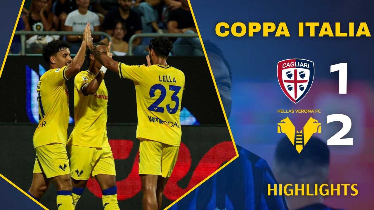 Cagliari vs Hellas Verona วิดีโอฟุตบอล