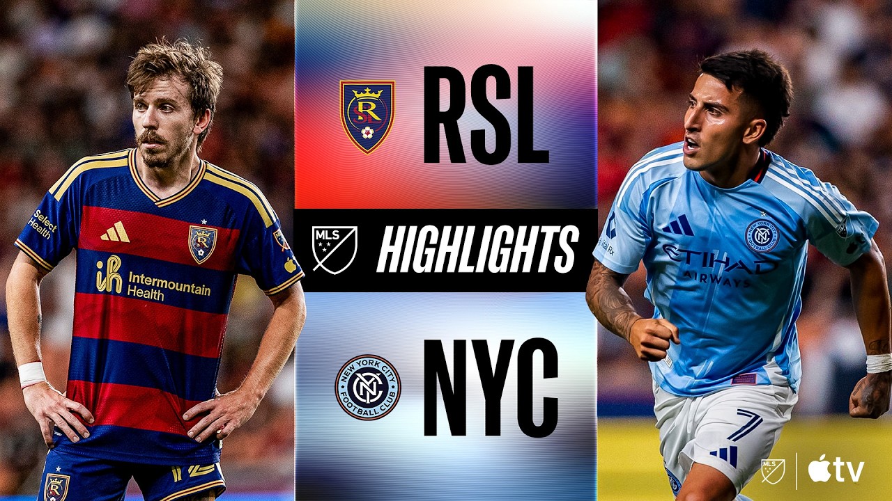 Real Salt Lake vs New York City FC วิดีโอฟุตบอล