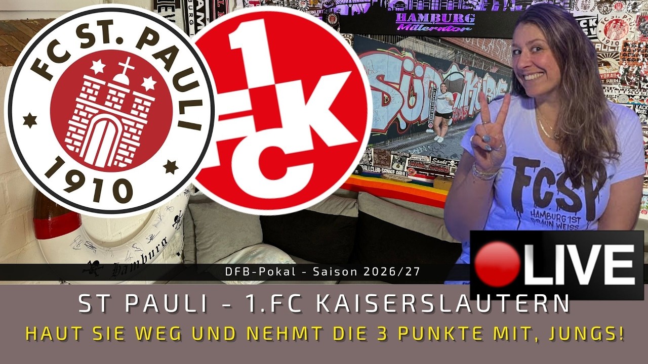 St. Pauli vs Kaiserslautern ภาพถ่ายทอดสดฟุตบอล