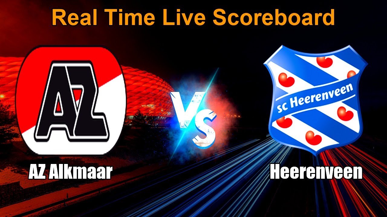 Heerenveen vs AZ Alkmaar ภาพถ่ายทอดสดฟุตบอล