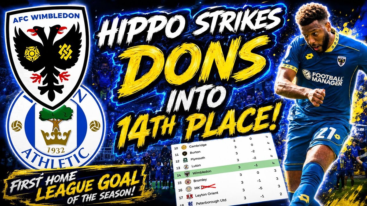 AFC Wimbledon vs Wigan Athletic วิดีโอฟุตบอล