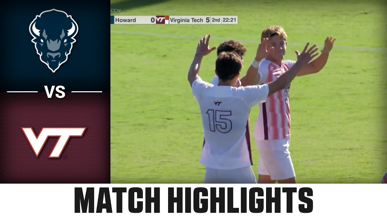 Virginia Tech vs Howard ภาพวิดีโอไฮไลท์ฟุตบอล