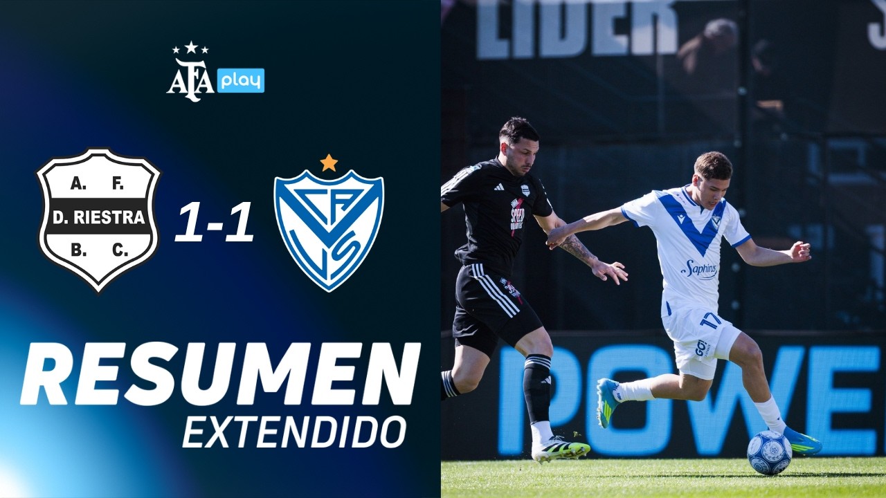 Deportivo Riestra vs Vélez Sarsfield ภาพวิดีโอไฮไลท์ฟุตบอล