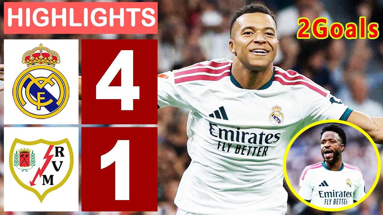 Real Madrid vs Rayo Vallecano ภาพวิดีโอไฮไลท์ฟุตบอล