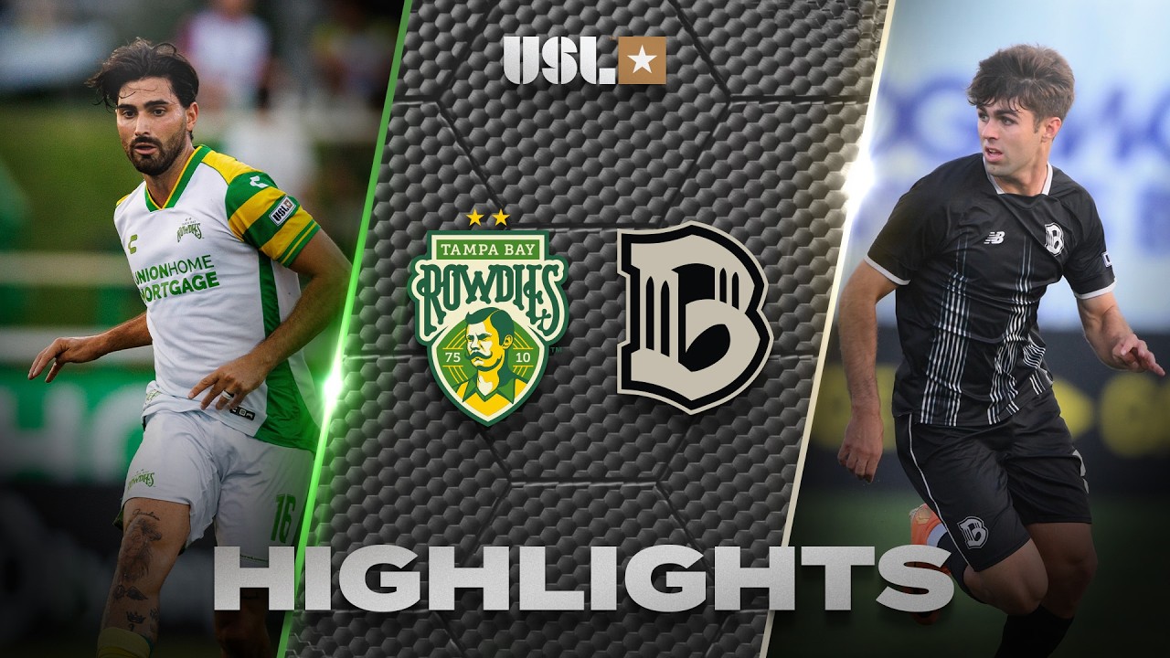 Tampa Bay Rowdies vs Brooklyn FC วิดีโอฟุตบอล
