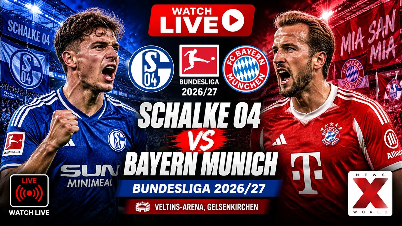 Schalke 04 vs Bayern Munich ภาพถ่ายทอดสดฟุตบอล