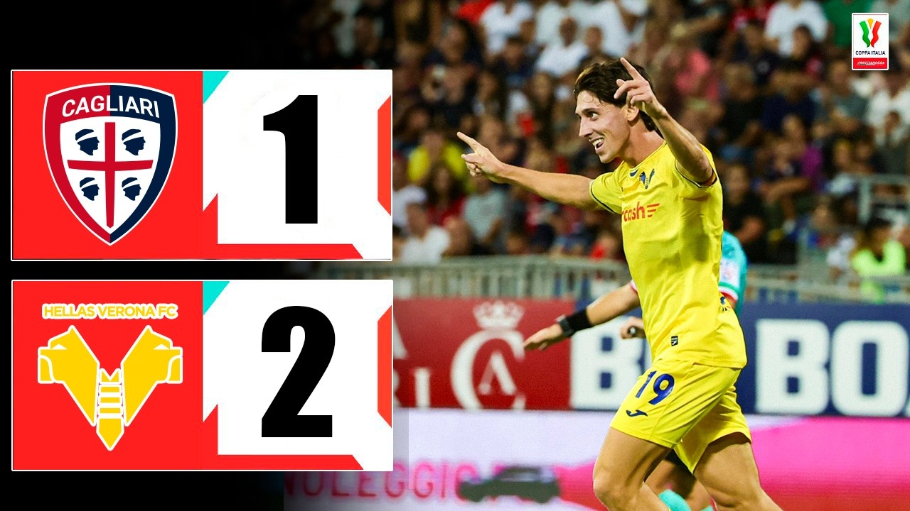 Cagliari vs Hellas Verona วิดีโอฟุตบอล