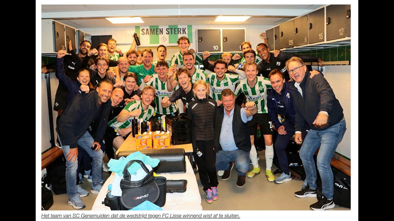SC Genemuiden vs FC Lisse ภาพวิดีโอไฮไลท์ฟุตบอล