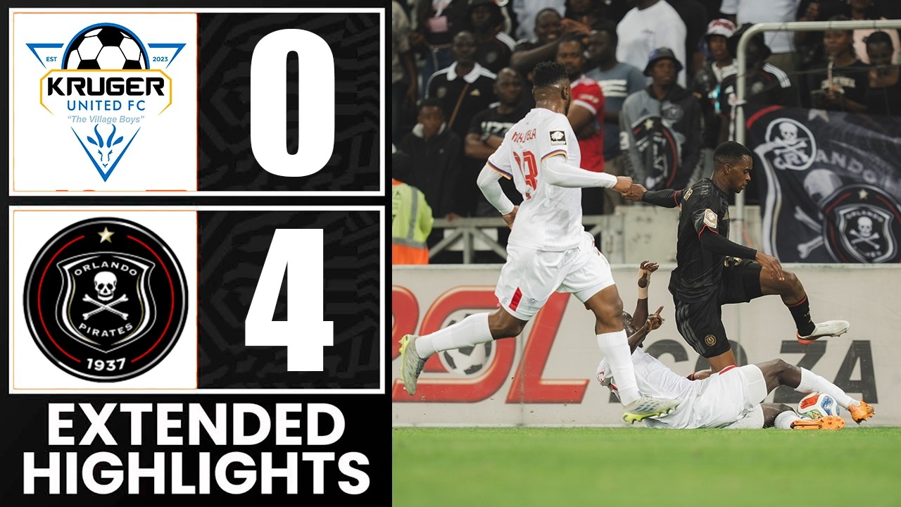 Kruger United vs Orlando Pirates วิดีโอฟุตบอล