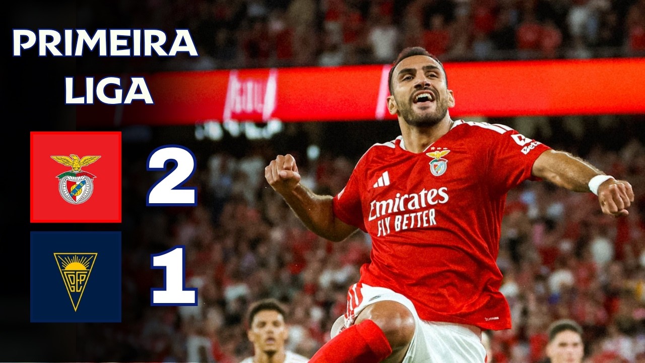 Benfica vs Estoril ภาพวิดีโอไฮไลท์ฟุตบอล