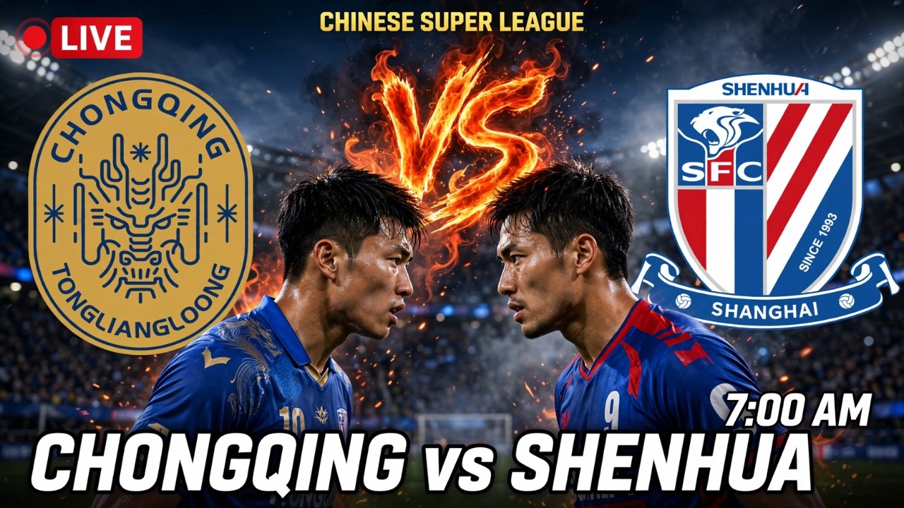 Chongqing Tonglianglong vs Shanghai Shenhua ภาพถ่ายทอดสดฟุตบอล