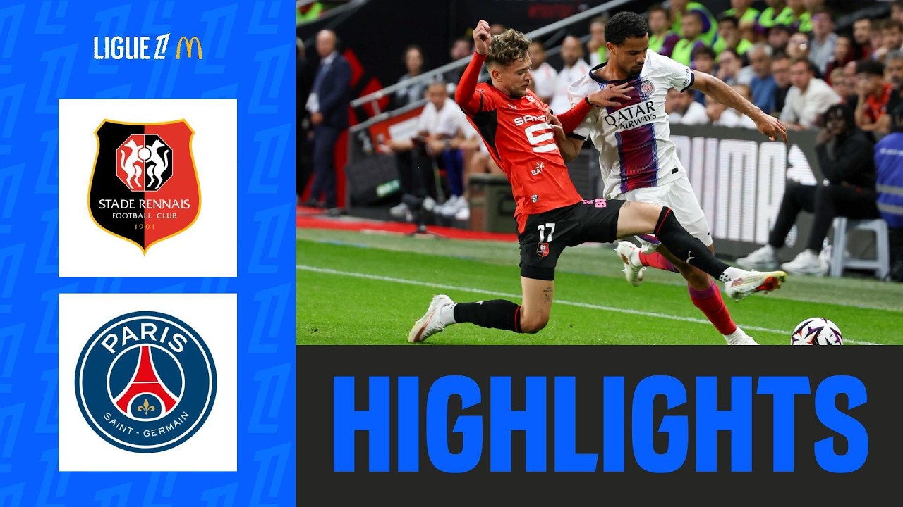 Stade Rennais vs Paris Saint-Germain ภาพวิดีโอไฮไลท์ฟุตบอล