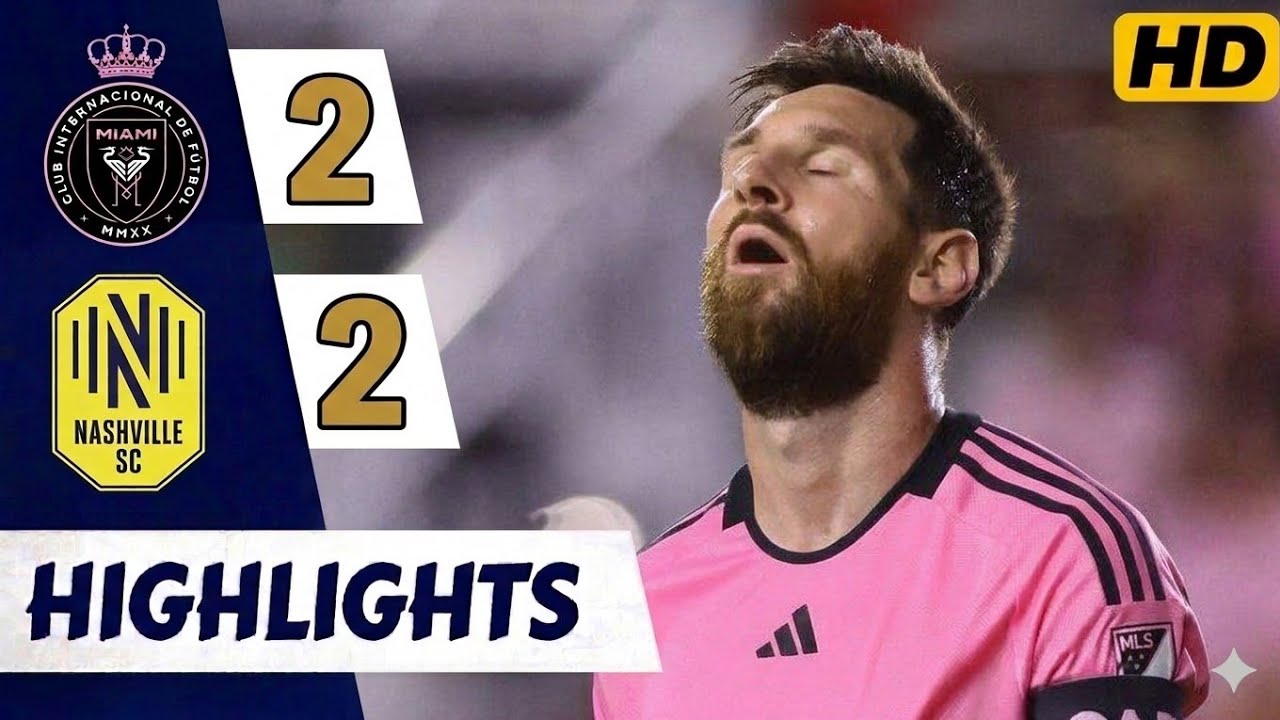 Inter Miami CF vs Nashville SC ภาพวิดีโอไฮไลท์ฟุตบอล