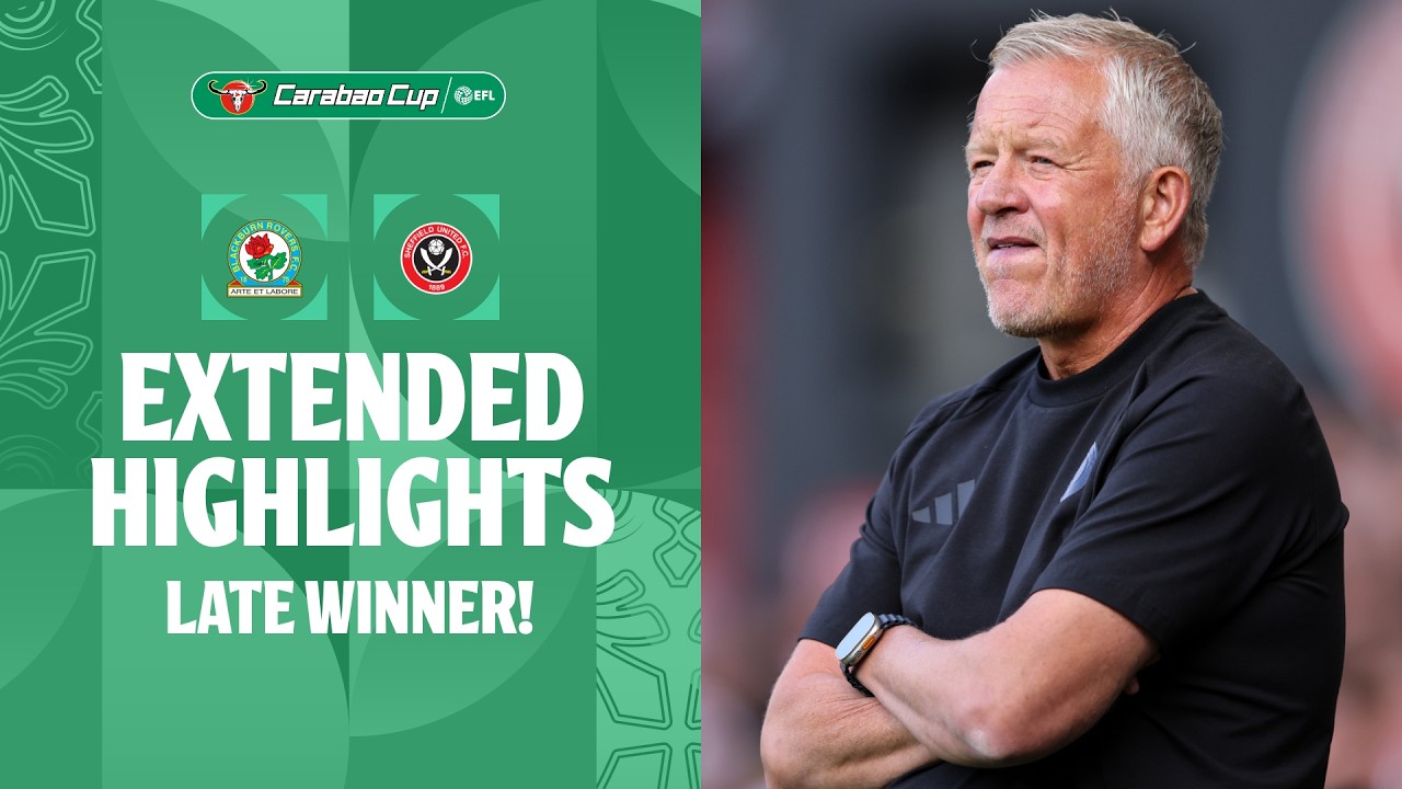Blackburn Rovers vs Sheffield United ภาพวิดีโอไฮไลท์ฟุตบอล
